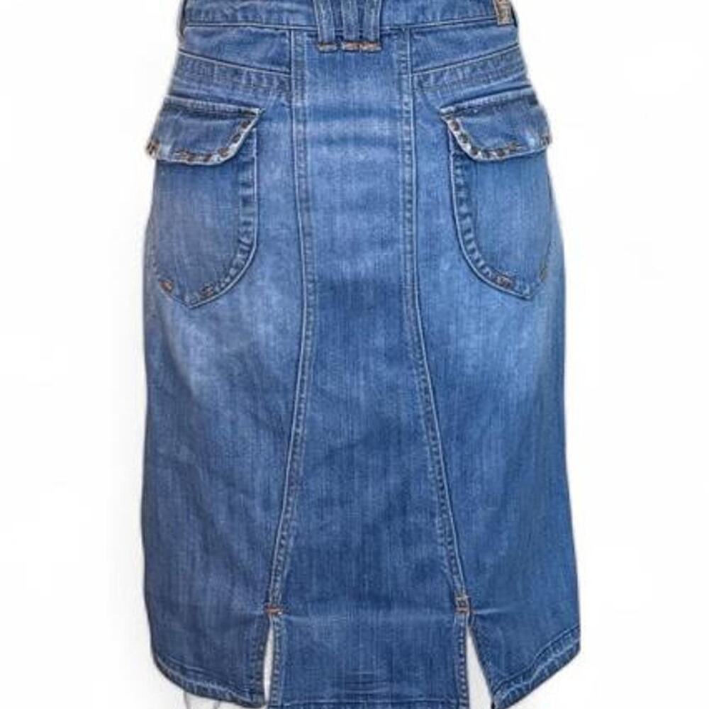 Y2K Candie’s Denim Midi Skirt Size 7